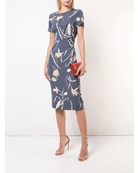 Dvf Diane Von Furstenberg Floral Print Dress
