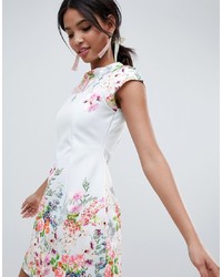 ASOS DESIGN T Floral Shift Mini Dress