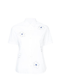 Jimi Roos Embroidered Flower Shirt