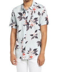 RVCA Anaheim Floral Short Sleeve Button Up Shirt