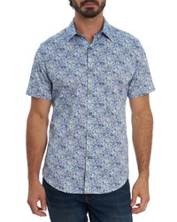 Robert Graham Ballard Floral Short Sleeve Button Up Shirt