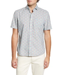 johnnie-O Hangin Out Vincent Floral Short Sleeve Button Up Shirt
