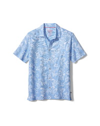 Tommy Bahama Napali Palms Short Sleeve Pique Button Up Shirt