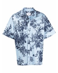 Erdem Philip Floral Print Cotton Shirt