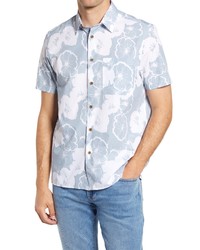 Ted Baker London Slown Floral Short Sleeve Button Up Shirt