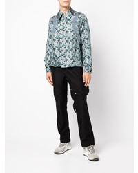 Kiko Kostadinov Jehtra Floral Print Silk Shirt