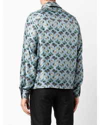 Kiko Kostadinov Jehtra Floral Print Silk Shirt