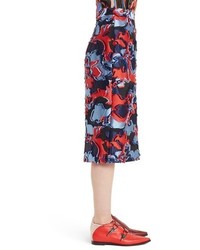 Emilio Pucci Floral Fil Coupe Skirt