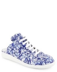 Light Blue Floral Sneakers