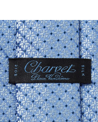 Charvet 85cm Floral Silk Jacquard Tie