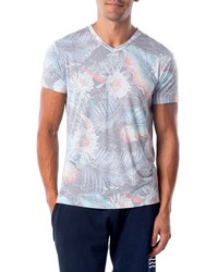 Sol Angeles Aqua Floral T Shirt