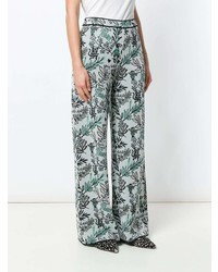 M Missoni Floral Flared Trousers