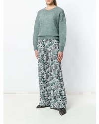 M Missoni Floral Flared Trousers