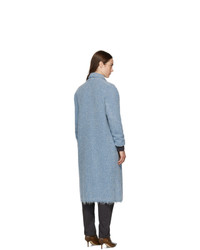 Isabel Marant Etoile Blue Boucle Faby Coat