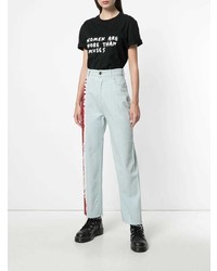 House of Holland Contrast Mom Jeans