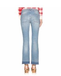 Stella McCartney Frayed Denim Jeans