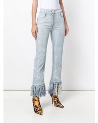 Balmain Fringed Jeans