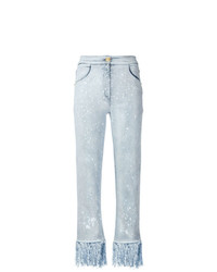 Balmain Fringed Jeans