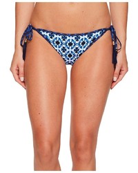Tommy Bahama Shibori Splash Reversible String Bikini Bottom Swimwear