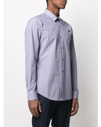 BOSS Geometric Print Cotton Shirt