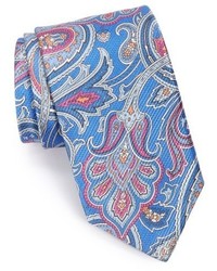 David Donahue Geometric Silk Tie