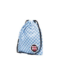 Miu Miu Club Patch Gingham Pouch