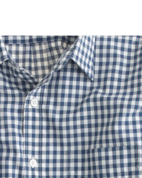 Thomas Mason For Jcrew Ludlow Slim Fit Shirt In Blue Gingham
