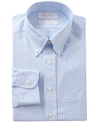 Roundtree & Yorke Gold Label Fitted Button Down Collar Dress Shirt