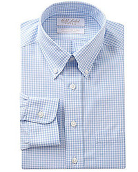 Roundtree & Yorke Gold Label Fitted Button Down Collar Dress Shirt