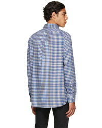 Polo Ralph Lauren Blue Beige Plaid Twill Shirt