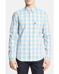 Burberry Brit Fred Gingham Sport Shirt Pale Blue X Large