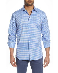 Bugatchi Classic Fit Plaid Button Up Shirt