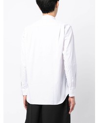 Comme Des Garcons SHIRT Comme Des Garons Shirt Checked Panel Long Sleeve Cotton Shirt