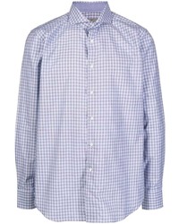 Canali Gingham Long Sleeve Shirt