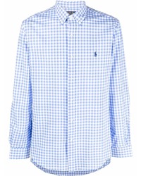 Polo Ralph Lauren Logo Embroidered Gingham Check Shirt