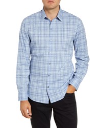 Zachary Prell Saidai Regular Fit Check Button Up Shirt