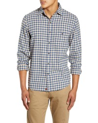 The Normal Brand Stephen Regular Fit Gingham Flannel Button Up Shirt