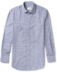 Dunhill Slim Fit Gingham Cotton Shirt