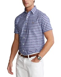 Polo Ralph Lauren Plaid Short Sleeve Oxford Shirt