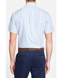 Brooks Brothers Regent Fit Short Sleeve Gingham Sport Shirt