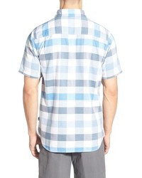 The North Face Send Train Active Fit Herringbone Check Sport Shirt