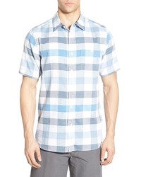 The North Face Send Train Active Fit Herringbone Check Sport Shirt