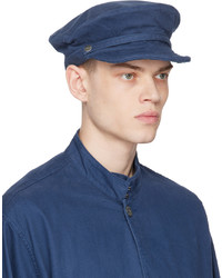 Nigel Cabourn Blue Railroad Hat