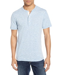 Light Blue Henley Shirts for Men | Lookastic