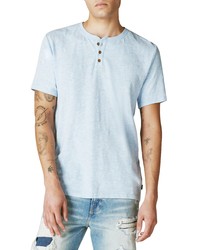 Lucky Brand Short Sleeve Henley T Shirt In Blue Bell At Nordstrom