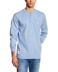 Carhartt Big Tall Flame Resistant Force Cotton Long Sleeve Henley
