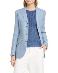 Polo Ralph Lauren Herringbone Linen Silk Jacket