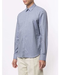 D'urban Herringbone Print Shirt