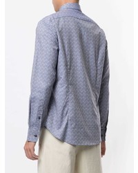 D'urban Herringbone Print Shirt