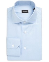 Light Blue Herringbone Shirt